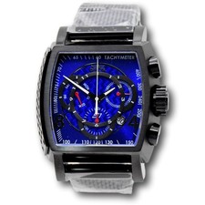 Invicta S1 Rally Men's 48mm Black  Blue Carbon Fiber Swiss Chrono Watch 46011