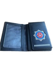 Portfel na odznakę i odznakę SIA z prawdziwej skóry 