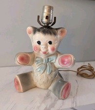 Anthropomorphic Bear Nursery Lamp Bear Font Works Sort Of