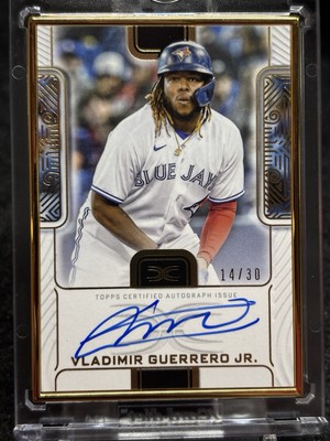 Vladimir Guerrero Jr - 2023 Topps Definitive Collection Framed Auto /30   