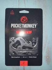 BRAND NEW - Zootility PocketMonkey Multitool - Wallet-Sized, TSA Compliant