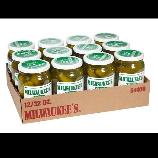 Milwaukee Kosher Baby Dill Pickle, 32 onzas líquidas, 12 por estuche Foto 3 de 4