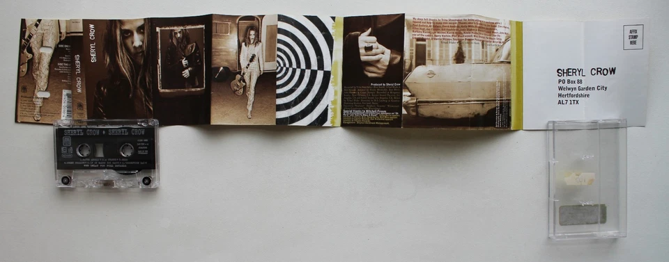 SHERYL CROW - SHERYL CROW (A&M 5405904) 1996 UK CASSETTE TAPE GREEN HYPE STICKER - Image 2 of 3