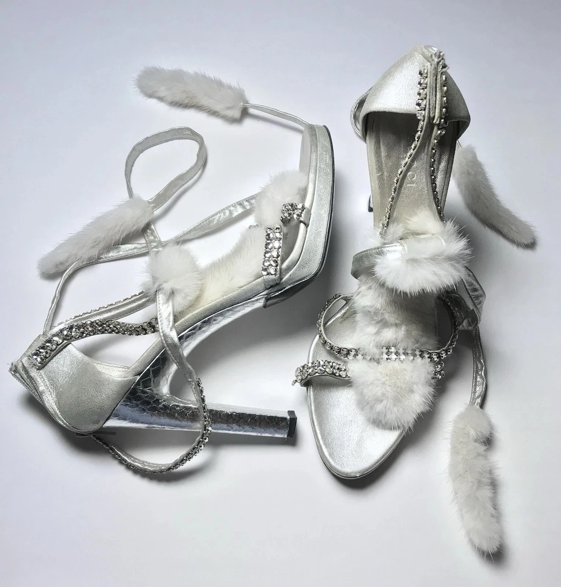 Gucci Silver Heels for Women for sale | eBay