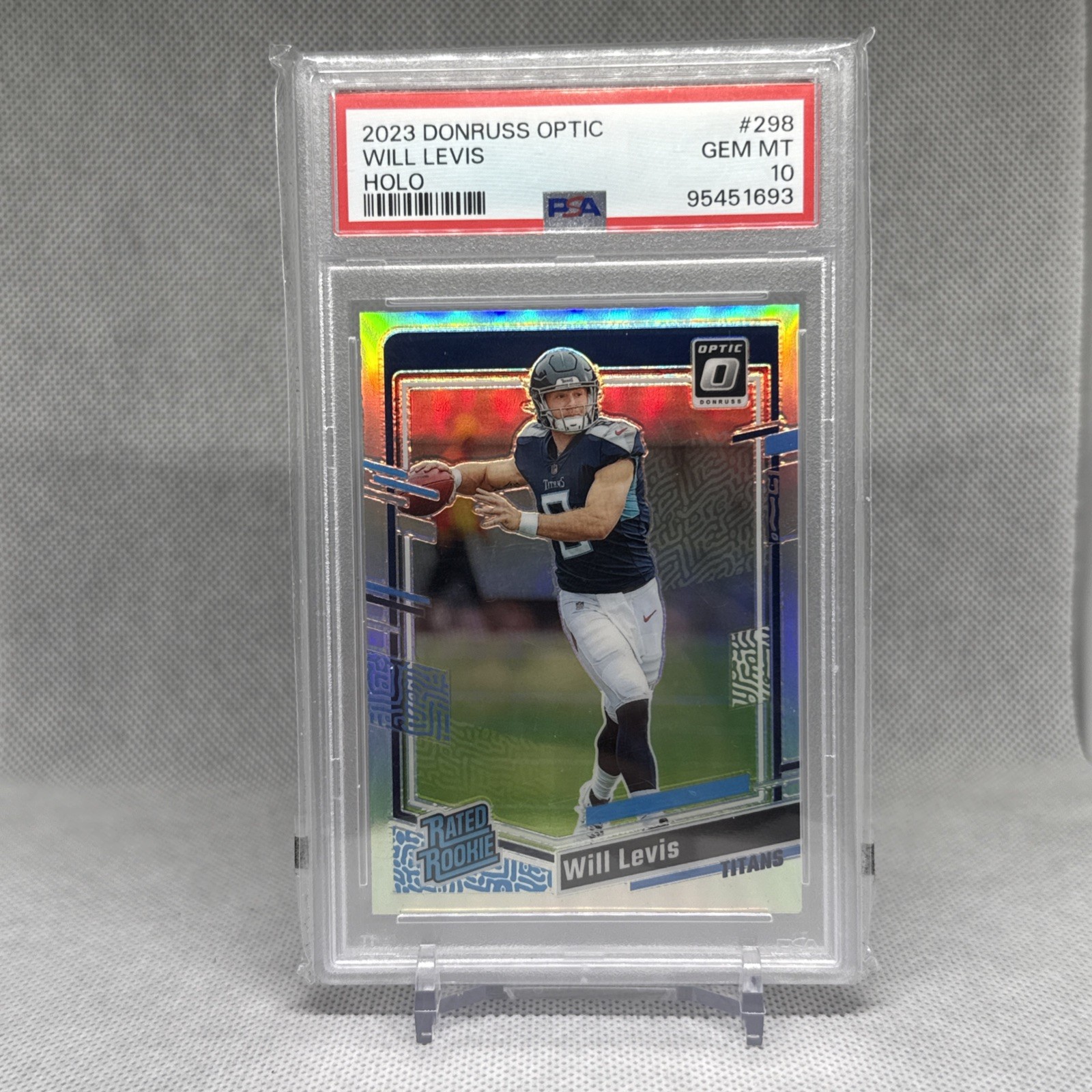Will Levis Panini Donruss Optic #298 Holo