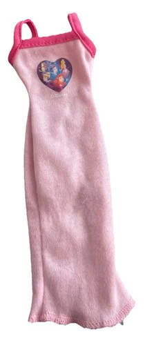 Vintage Disney Store Princess Barbie Doll Fashion Dress Pink
