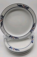 Dansk Bistro MARIBO Set of 5 Salad Plates 8 1/2 Inch Japan Red Berries