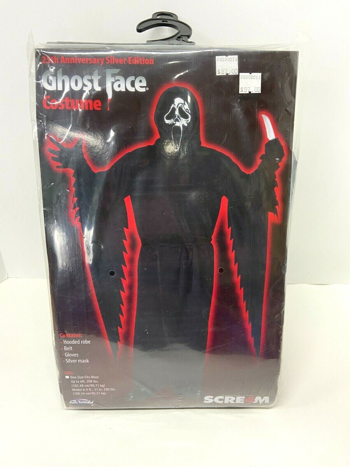 Fun World Adult Scream Ghostface 25th Anniversary Costume - One