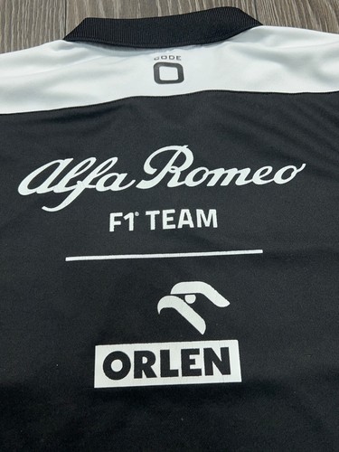 T-shirt Polo Uomo Alfa Romeo Racing Codice Zero Orlen Driver F1 Team Taglia M - Foto 18 di 18
