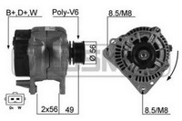 Messmer Lichtmaschine Generator 90A 14V FüR VW Golf IV 1.4 16V 1.6 1.9 TDI 1.8