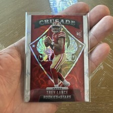2021 Panini Rookies & Stars - Crusade Red Wave Prizm #CR-22 Trey Lance (RC)