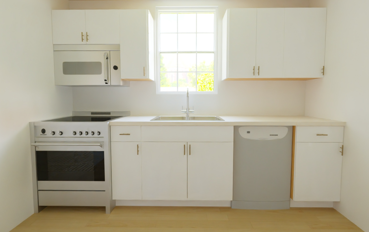 10ft RTA Gloss White Kitchen Set eBay