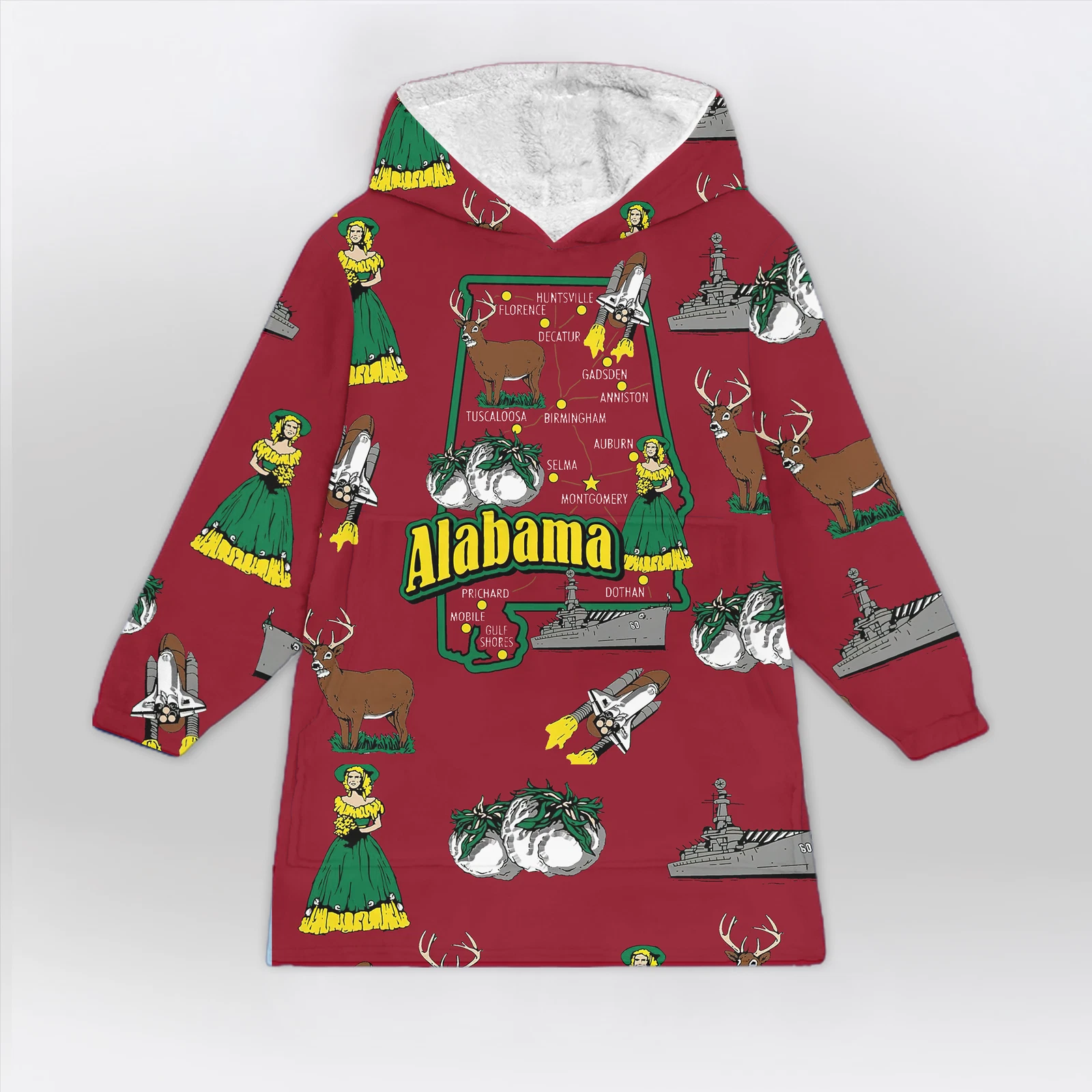 Albm USA Oversized Blanket Hoodie One Size