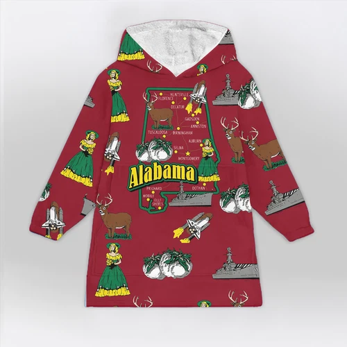 Albm USA Oversized Blanket Hoodie One Size