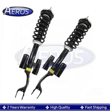 Pair Front Shock Absorber Struts Assys ADS Fit Mercedes C43 AMG C450 W205 4Matic