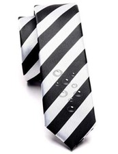 Skinny 2"  5cm  Casual Wedding Ties for Men Fashion Slim Black Light Grey