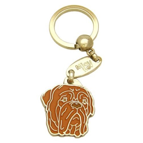 Dog name ID Tag, Dogue de bordeaux, Engraved, Personalized, Handmade - Picture 2 of 6