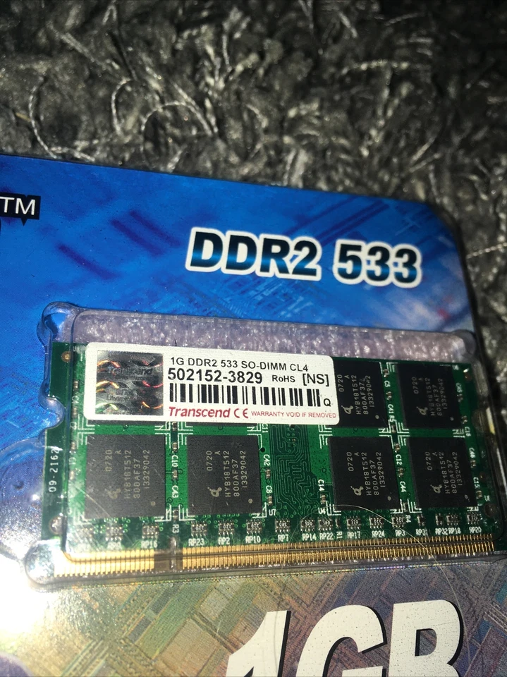 New Transcend JetRam 1GB DDR2 533 Premium Memory Chip JM533QSJ-1G - Image 2 of 4
