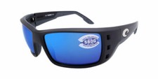 Costa Del Mar Permit PT 11 OBMGLP Matte Black / Blue Mirror 580G Polarized
