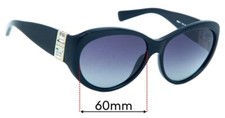 SFx Replacement Sunglass Lenses fits Michael Kors MK2002MB Paris - 60mm Wide