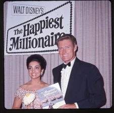 Chuck Connors Kamala Devi Happiest Millionaire Premiere Original Transparency 