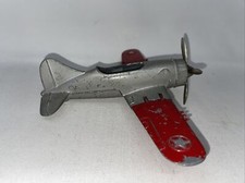 Vintage Hubley Kiddie Toy Diecast Metal Navy Fighter Warplane WWII Lancaster PA