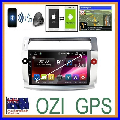 CITROEN C4 2005-2011 GPS WIRELESS CARPLAY ANDROID AUTO CAMERA DAB+ DVR TPMS ODB