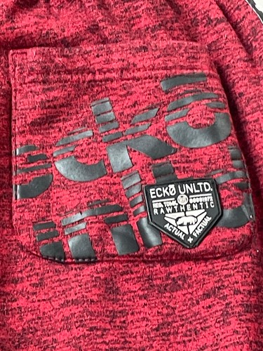 Ecko Unltd Rawthentic Joggers Medium Red / Black / Logos - Picture 10 of 11