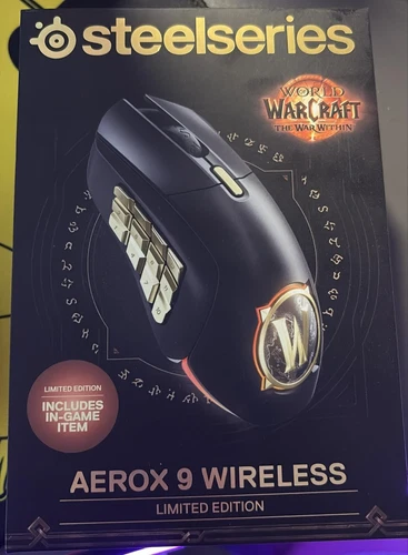 Steelseries Aerox 9 Wireless World of Warcraft Limited Edition Computer Mouse