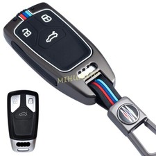 Cadena de metal para llavero inteligente de coche para Audi A4 allroad B9 A5 Q5 Q7 TT SQ5
