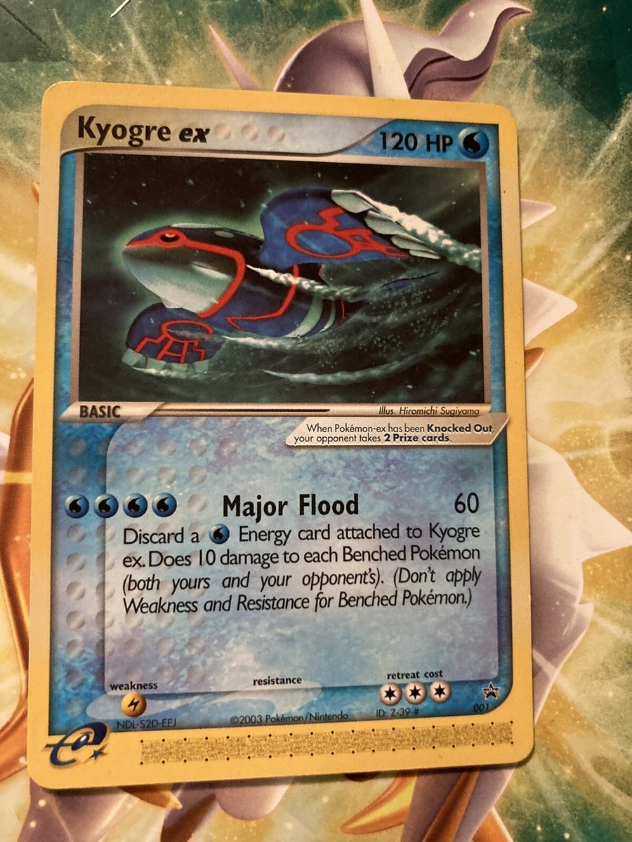Kyogre ex Non-Holo Black Star Promo 001 2003 Nintendo Kyogre ex Non-Holo Black Star Promo 001 2003 Nintendo