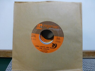 NANCY SINATRA THESE BOOTS ARE MADE FOR WLKING & CITY NEVER SLEEPS NM     45