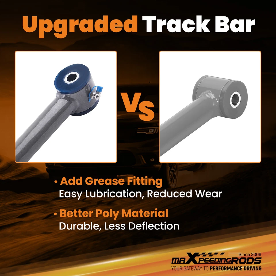 Barra de oruga trasera ajustable Panhard para GM 2000-2006 Chevy GMC Yukon Cadillac H2 Foto 2 de 4