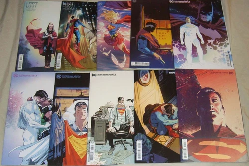 SUPERMAN LOST#1,2,3,4,5,6,7,8,9,10 B cover variant lot 1-10 Christopher Priest