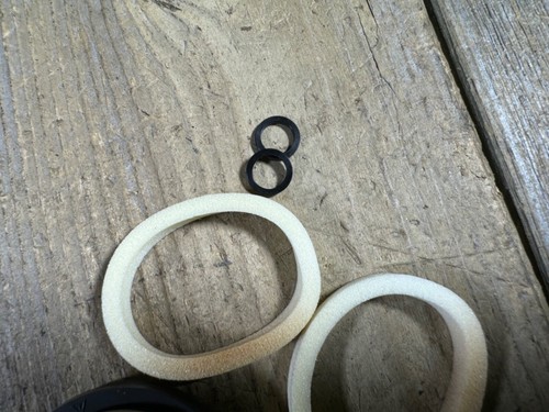 Racing Bros F35 35 mm Lycan Kit Limpiaparabrisas Vintage MTB Bicicleta de Montaña Sellos NUEVO - Imagen 3 de 9