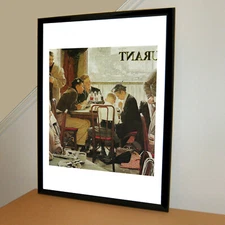 Norman Rockwell Saying Grace Vintage Poster Print Wall Art 18x24