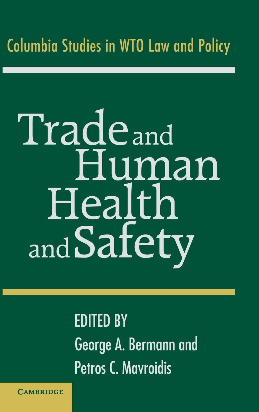 Thumbnail - Petros C. Mavroidis | Trade And Human Health And Safety | Buch |