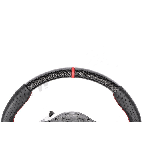 Volante de fibra de carbono para Mercedes Benz AMG C43 C63 A35 A45 S 2019-2023 - Imagen 7 de 10