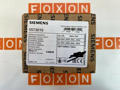SIEMENS 5ST3010 Auxiliary current switch - NEW IN OPEN BOX