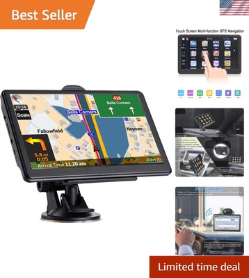 GPS Navigation for Car, Latest 2025 Map,7 inch Touch Screen Real Voice Spoken...