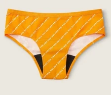 Victoria's Secret Pink cotton Period PANTY Hipster MEDIUM New gold logo