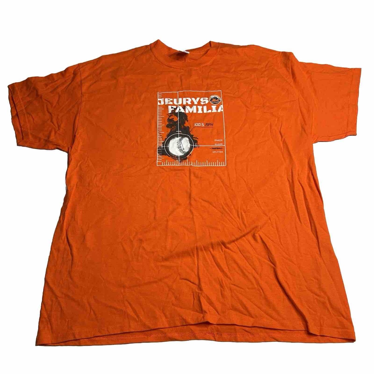 JEURYS FAMILIA New York Mets Tshirt Size Adult XL McDonalds 