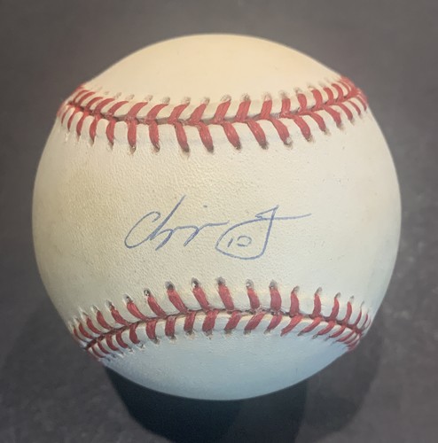 Chipper Jones Signed National League NL Baseball Vintage Auto Braves Hof Psa Coa - Picture 2 of 8