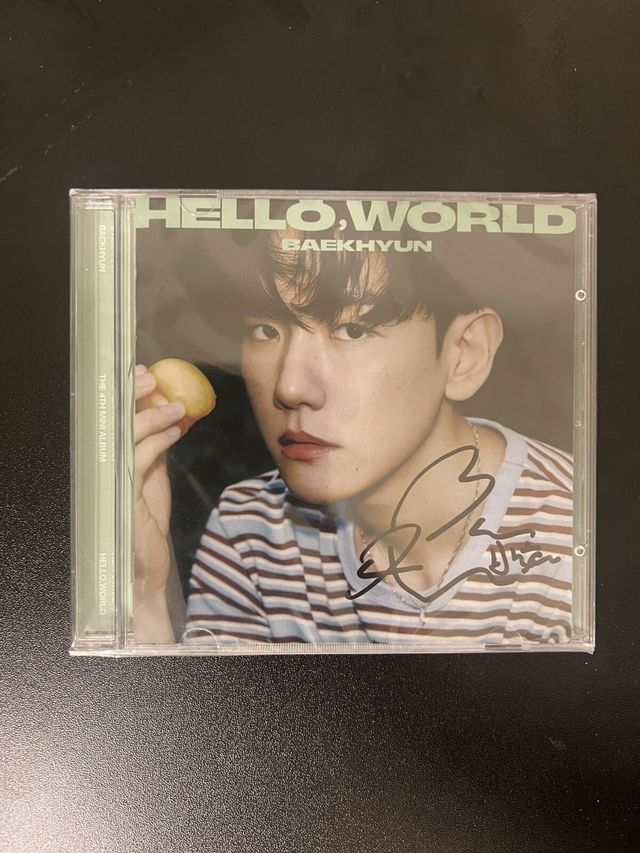 BAEKHYUN SIGNED CD Hello, World Jewel - World Ver. USA Limited