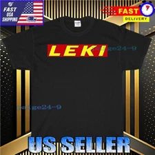 NEW SHIRT LEKI LOGO T-SHIRT FUNNY AMERICAN USA UNISEX TEE SIZE S-5XL