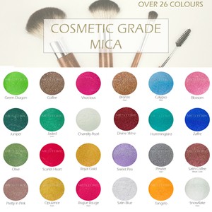 polymer mica pigment resin cosmetic soap powder nail grade makeup colour natural