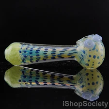 4.5" Color Changing Tobacco Smoking Pipe Thick Collectible Glass Pipes - P753C