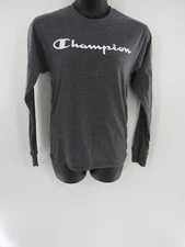 CHAMPION - WOMEN'S GRAY LONG SLEEVE PERFORMANCE ATHLETIC BASE LAYER TOP - S