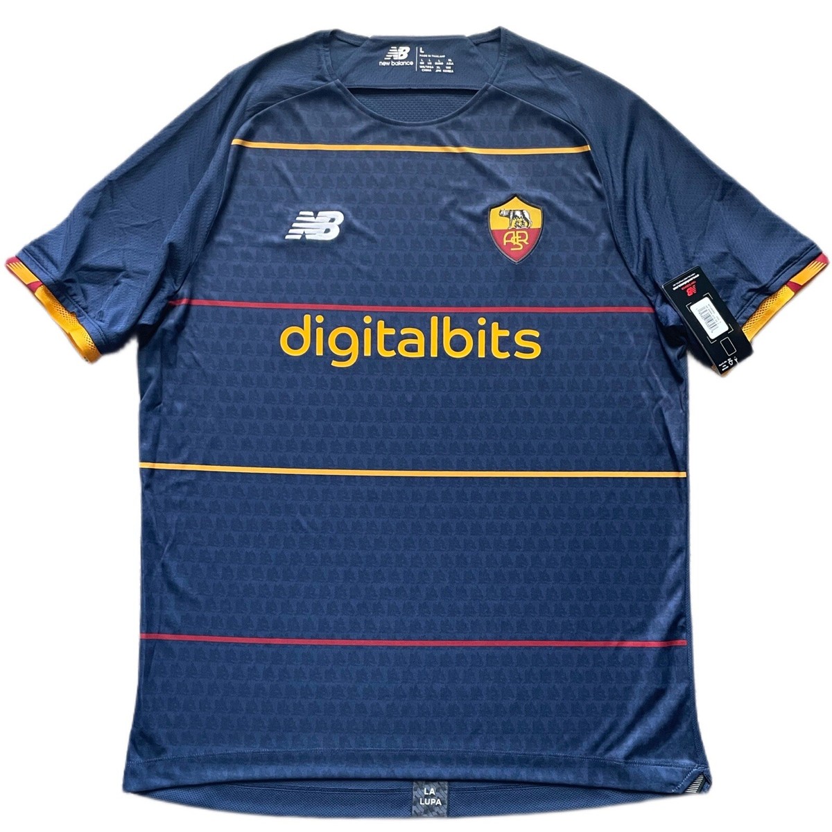 2021/22 AS Roma Fourth Jersey #10 Totti Large New Balance