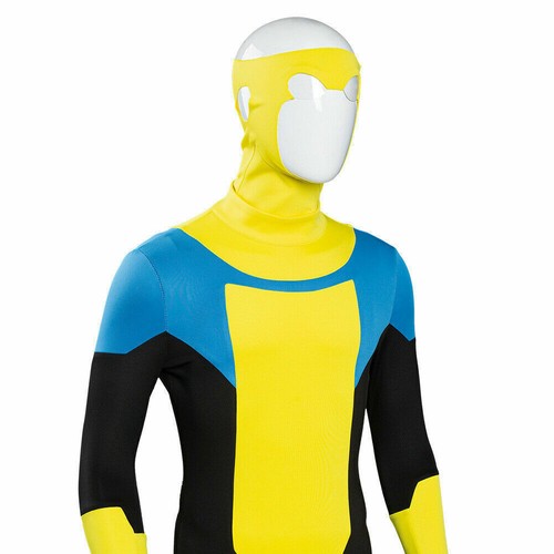 Invincible Cosplay Mark Grayson Costume Halloween Jumpsuit Suit - Picture 8 of 9